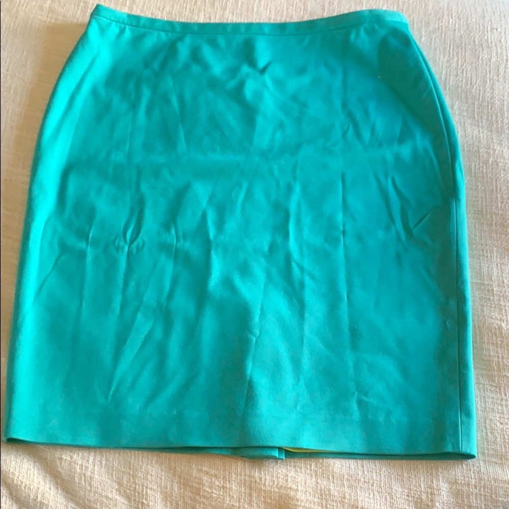 Elie Tahari Teal Skirt